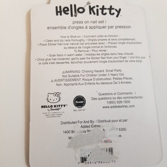 Girls Hello Kitty Press on Nails - Picture 3 of 10